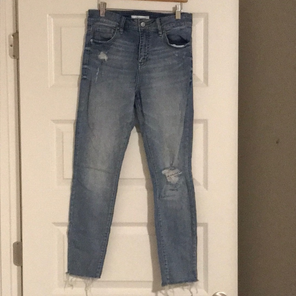 Eunina Mid Rise Skinny Crop Jeans Size 29